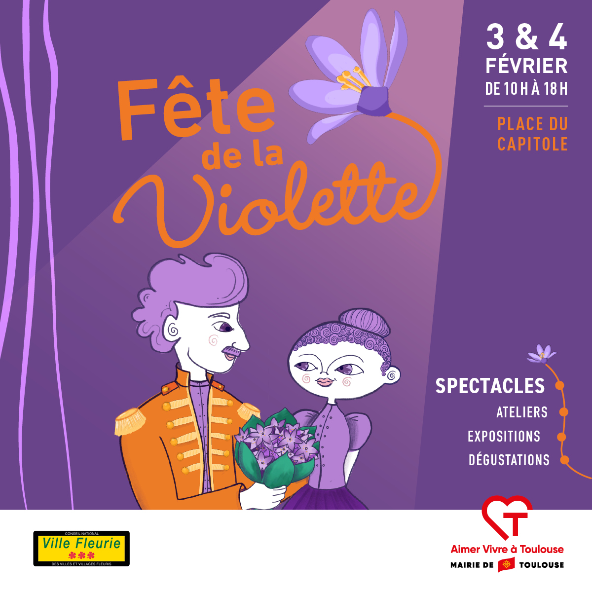 violette,toulouse,fête,artisanat