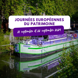 Cette année encore, nous sommes très heureuses de participer aux Journées Européennes du Patrimoine ! 

A cette occasion, nous vous accueillerons à bord de notre péniche pour partager avec vous l'histoire de la Violette de Toulouse et celle du Canal du Midi 

RDV samedi 21 septembre (10h-19h)
et dimanche 22 septembre (10h-18h)
sur le Canal du Midi face, 3 Bd Bonrepos, 31000 Toulouse

#Violettes #Violette #ViolettesDeToulouse #MaisonDeLaViolette #VisitezToulouse #ToulouseTourisme #ToulouseVilleRose #ToulouseMaVille #ToulouseFr #ToulouseOccitanie #Occitanie #HauteGaronne @visiteztoulouse @jepofficiel #JournéesDuPatrimoine